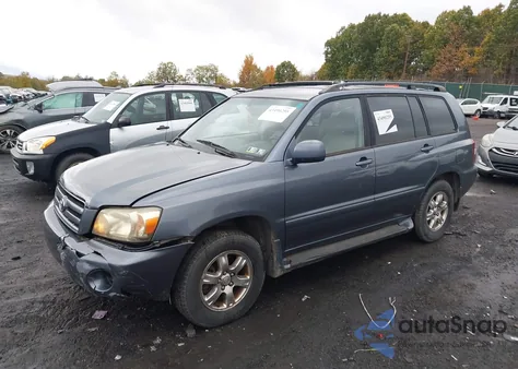 2004 Toyota Highlander V6 из США, поврежденный, VIN JTEDP21A540034226